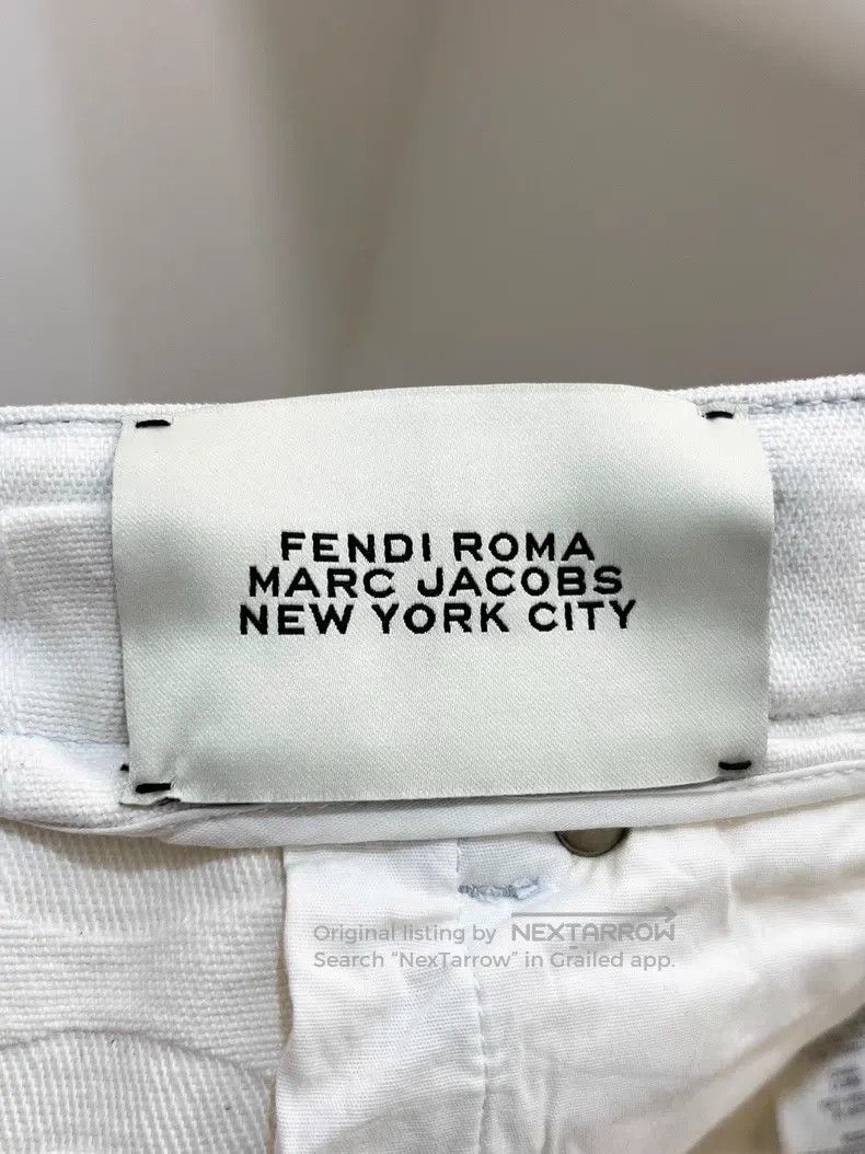 Fendi Fendi White denim split long skirt Size 25" / US 0 / IT 36 - 3 Thumbnail