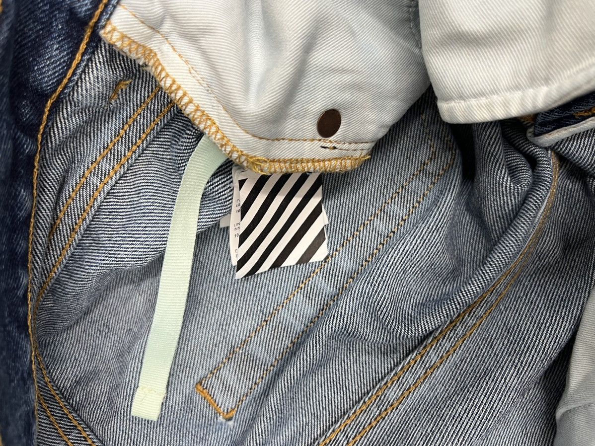 Off-White Off White Gothic Embroidered Jeans Size US 32 / EU 48 - 12 Thumbnail