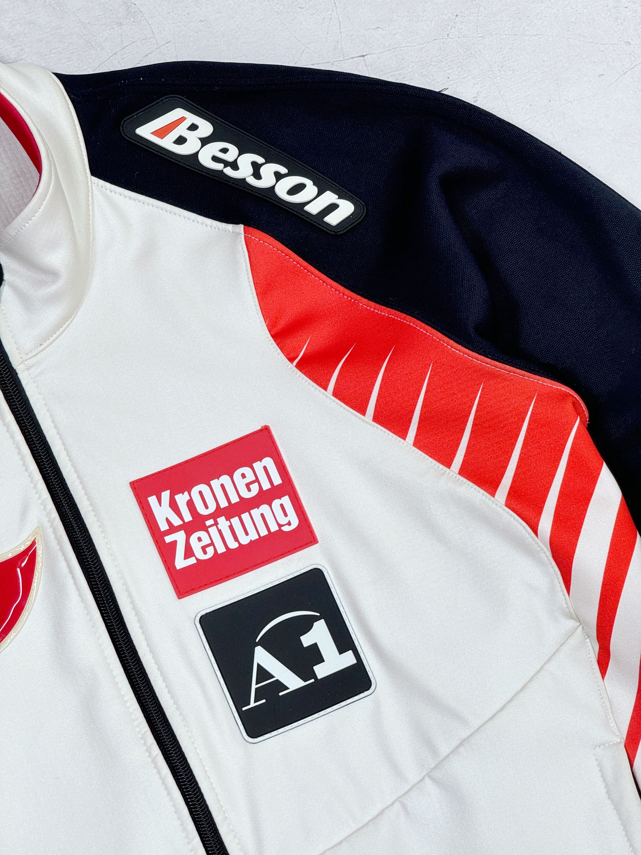 Sports Specialties Austria Ski Team Fleece Jacket A1 Besson IGLO Kronen Zeitung Size US M / EU 48-50 / 2 - 7 Thumbnail