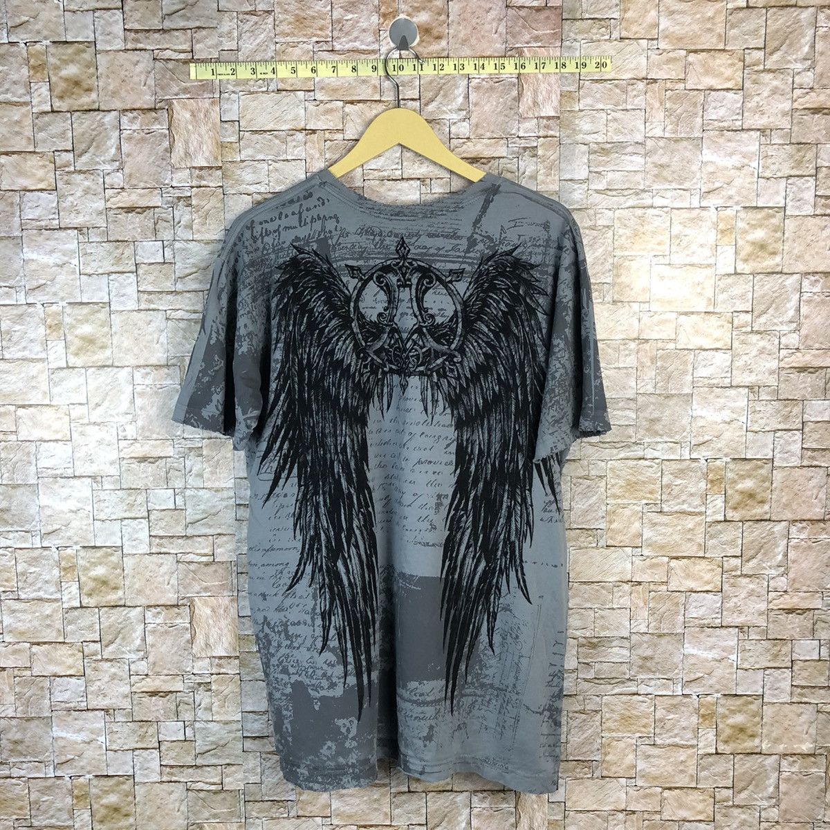 Affliction Affliction Los Angeles streetwear Grey T-Shirt tee #A548 Size US L / EU 52-54 / 3 - 10 Thumbnail