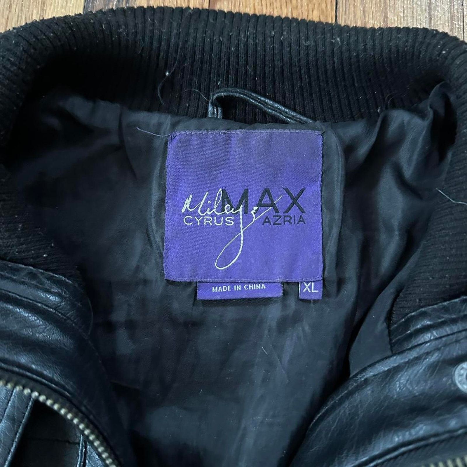 Bcbgmaxazria Miley Cyrus Max Azria Faux Leather Jacket Full Zip size XL Size XL / US 12-14 / IT 48-50 - 3 Thumbnail