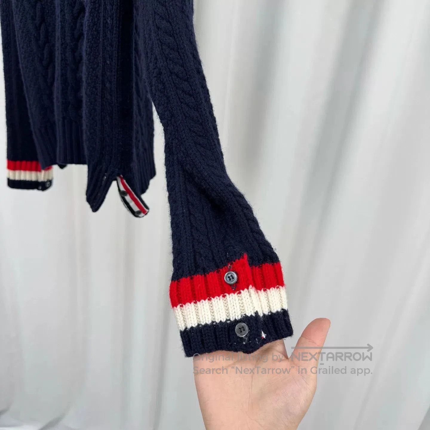 Thom Browne thom browne cable knit wool sweater. Size US S / EU 44-46 / 1 - 4 Thumbnail