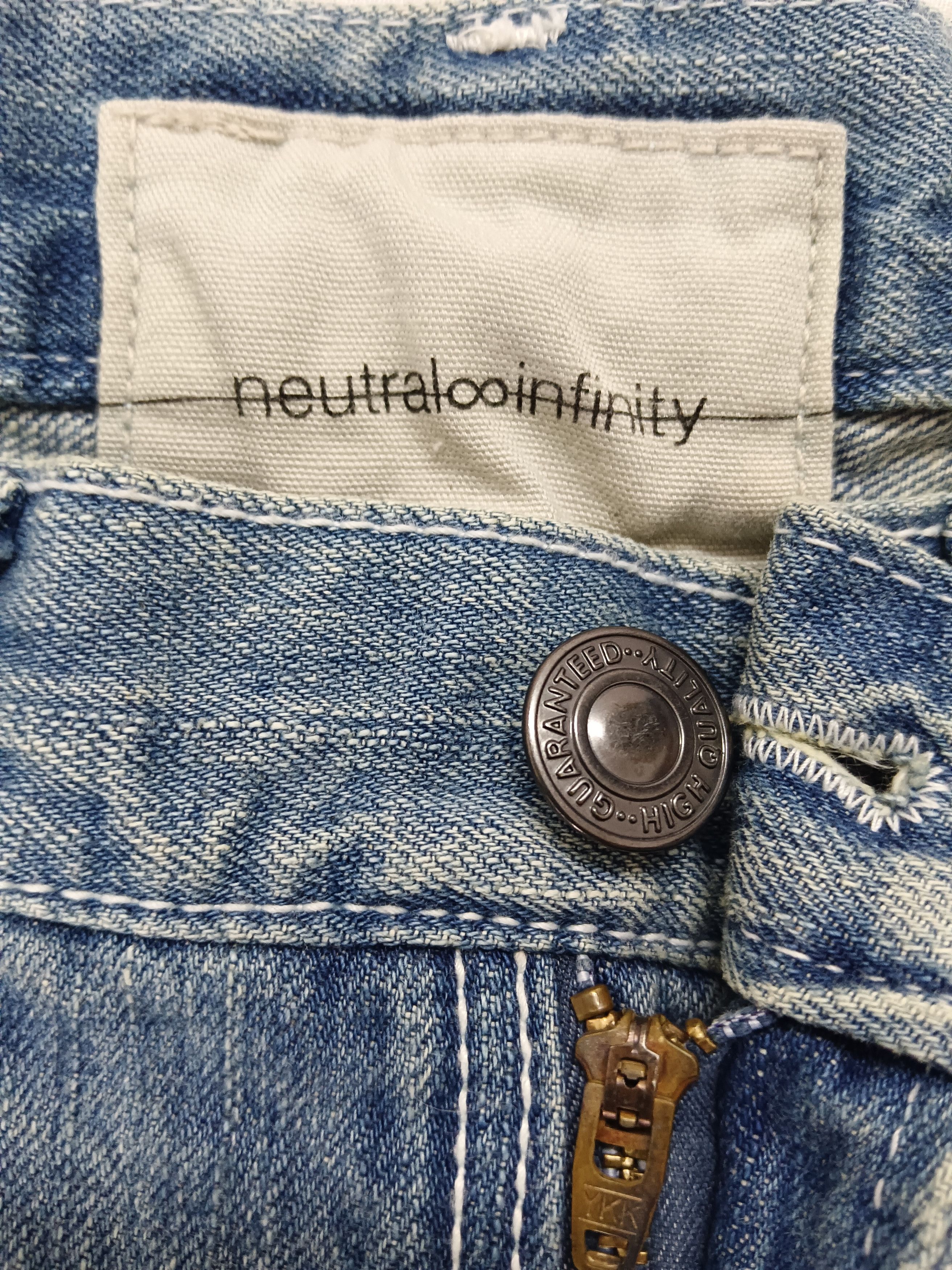 If Six Was Nine × Japanese Brand Neutral Infinity Clawmark Seditionaries Distressed Denim Size US 29 - 12 Thumbnail