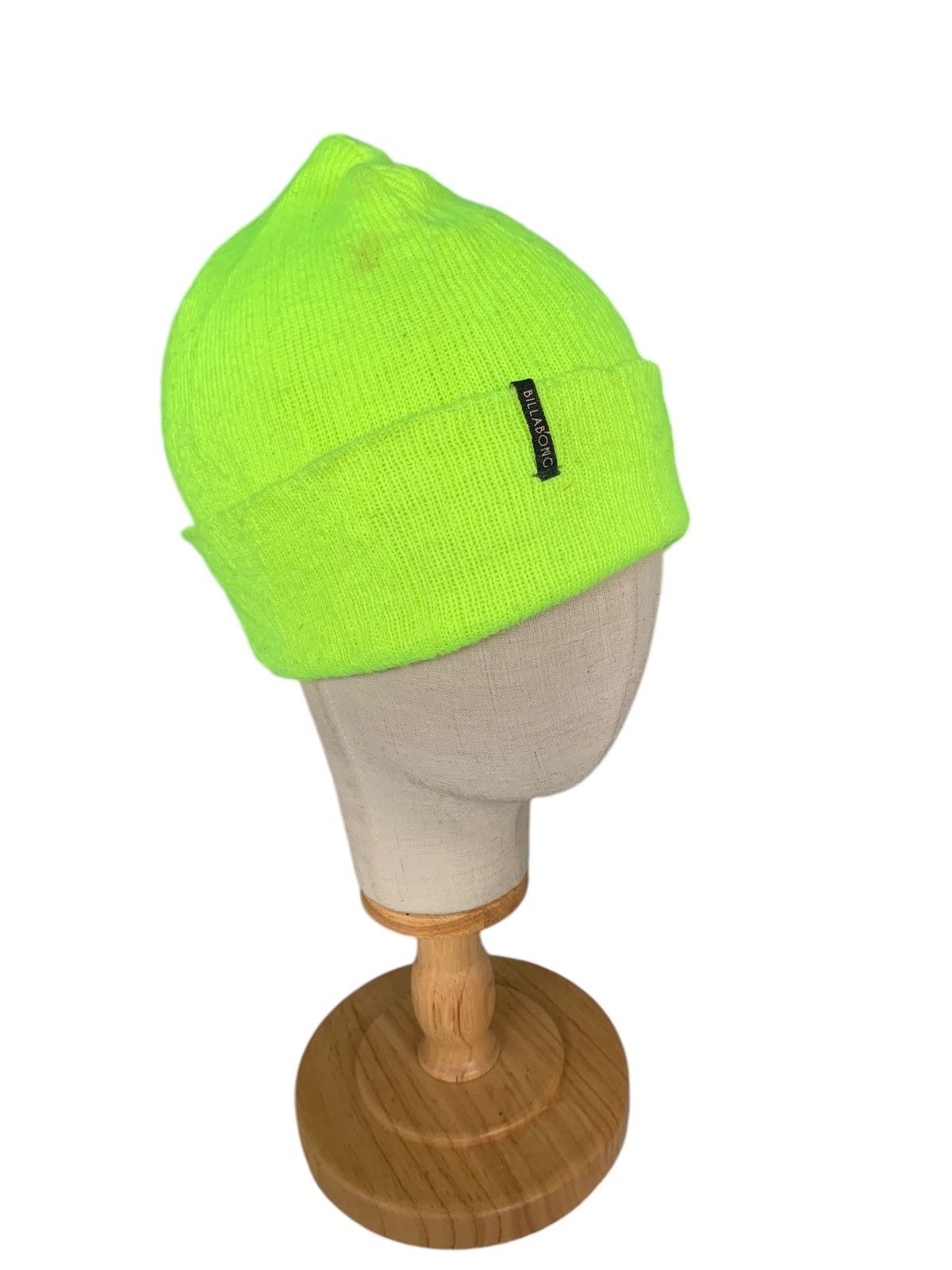 Billabong × Japanese Brand Billabong Streetwear Beanie hats with small stains Size ONE SIZE - 2 Thumbnail