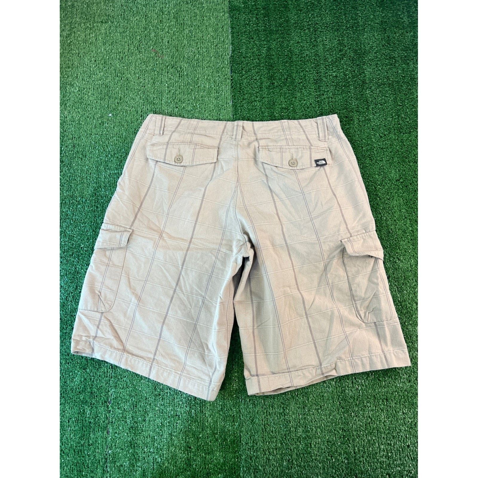 The North Face The North Face Mens Tan Plaid Cargo Shorts Size 36 Size US 36 / EU 52 - 5 Thumbnail
