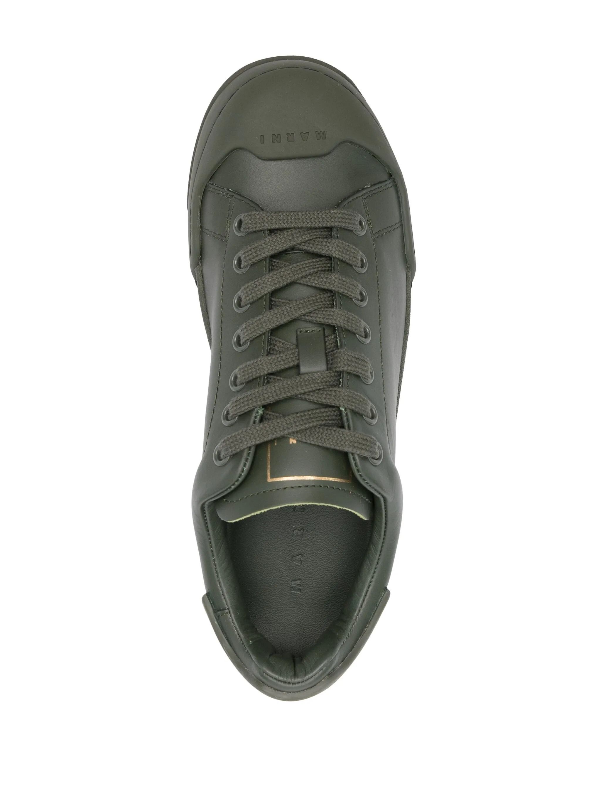 Marni o1f1d3z0525 Dada Bumper Sneakers in Olive Green Size US 8 / IT 38 - 3 Thumbnail