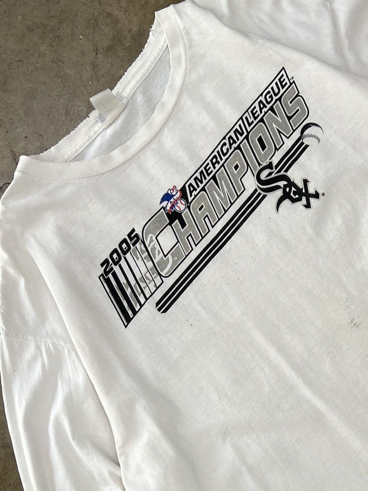 MLB Vintage 2005 MLB White Sox American League Champions LS XXL Size US XXL / EU 58 / 5 - 1 Thumbnail