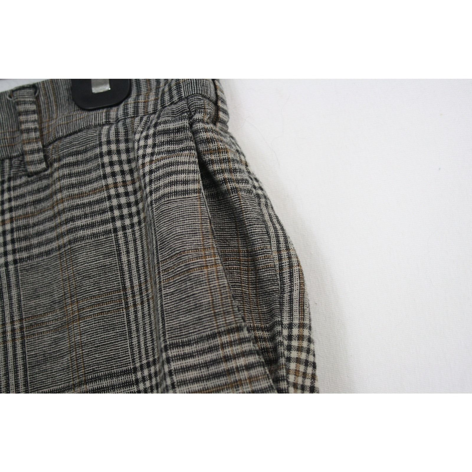 H&M H&M Skinny Fit Plaid Jogger Pants Mens 31 Gray Check Cuffed Size US 31 - 8 Thumbnail