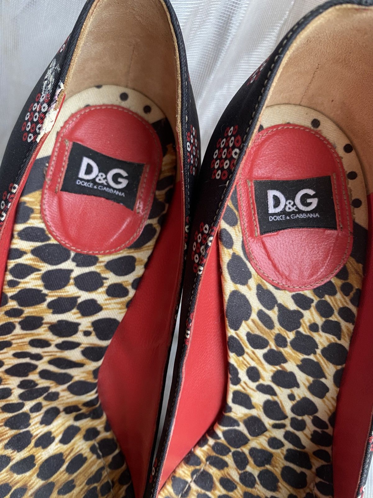 Dolce & Gabbana D&G Dolce & Gabbana Peep-Toe Heels Size US 6.5 / IT 36.5 - 9 Thumbnail