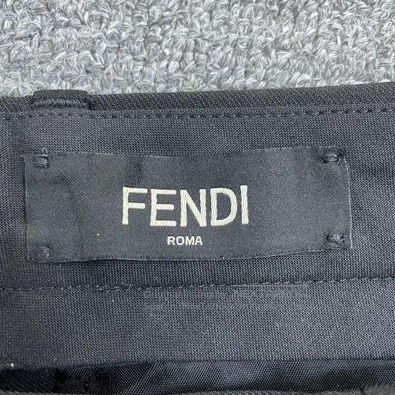 Fendi Fendi Black solid color wool dress pants Size 50L - 4 Thumbnail