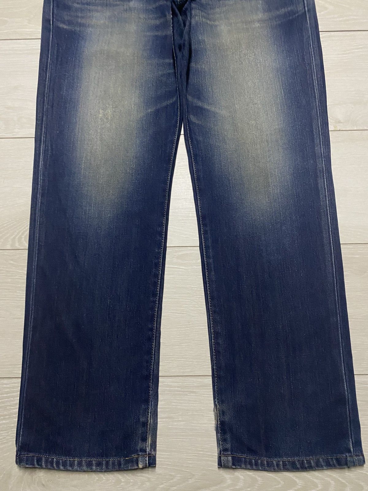 Edwin Vintage Japanese Brand Edwin 502 Mud Wash Distressed Jeans Size US 36 / EU 52 - 5 Thumbnail