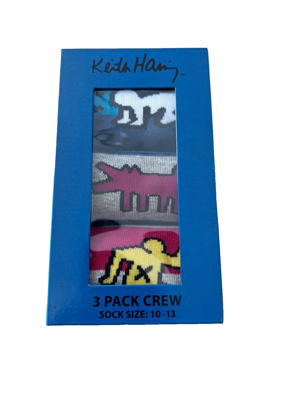 Other Keith Haring 3-Pack Crew Socks Stripe Multi Size ONE SIZE - 1 Thumbnail
