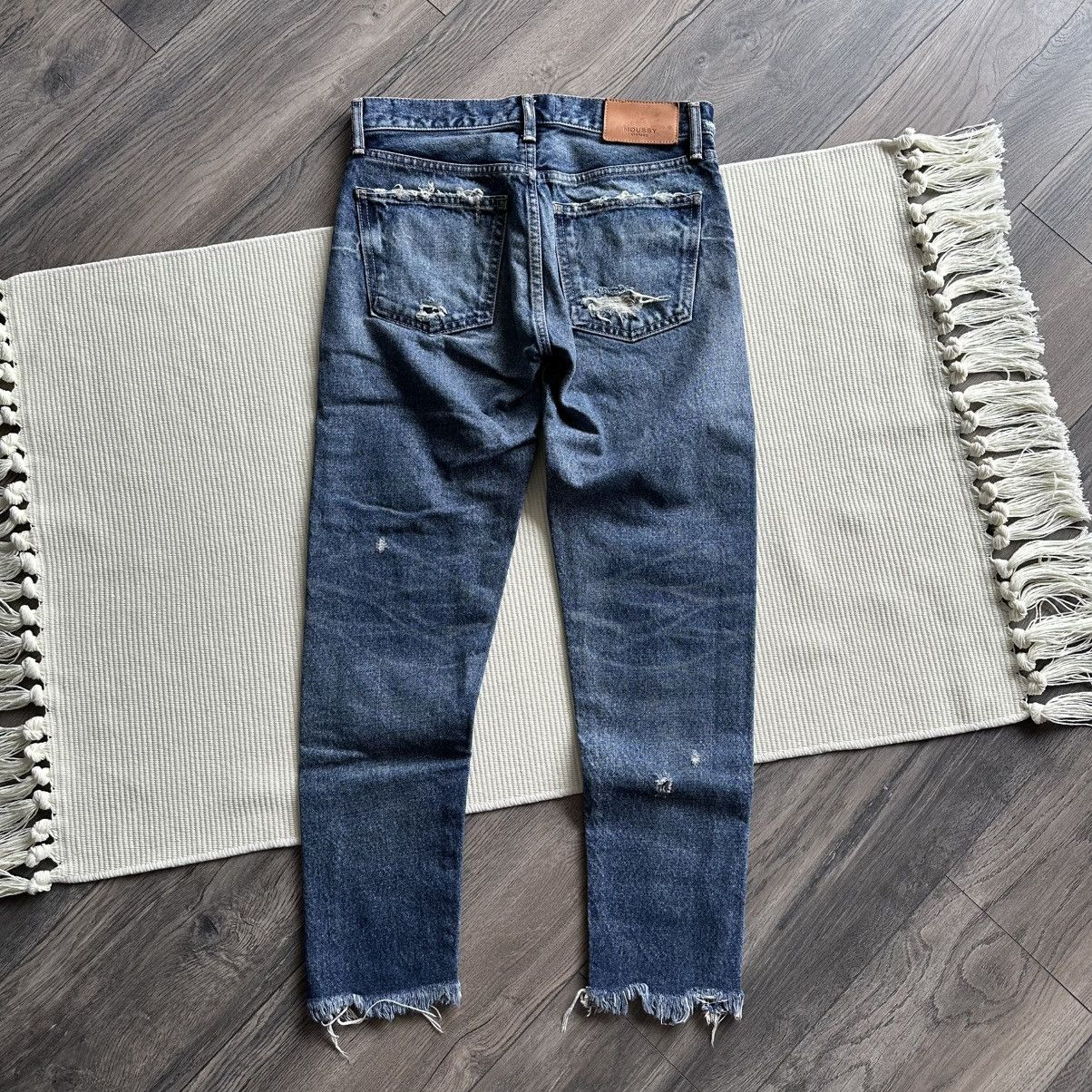 MOUSSY Moussy Vintage Distressed Slim Jeans Size 28" / US 6 / IT 42 - 5 Thumbnail