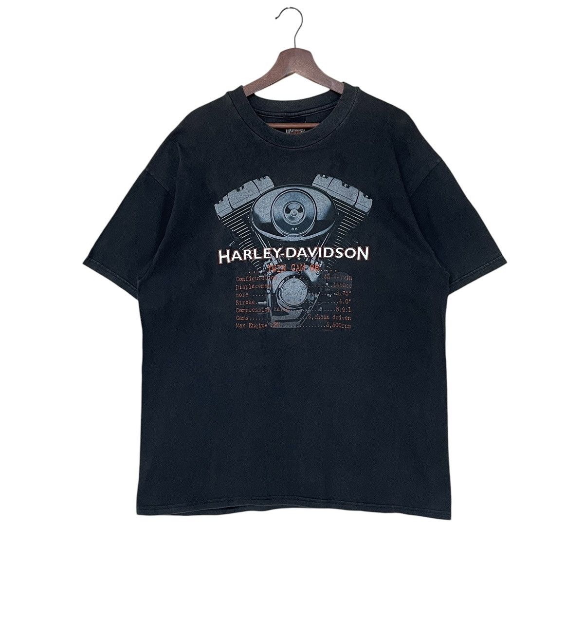 Harley Davidson × Vintage Vintage Brand Harley Davidson Made in Usa T-shirt 2000s Size US XL / EU 56 / 4 - 1 Thumbnail