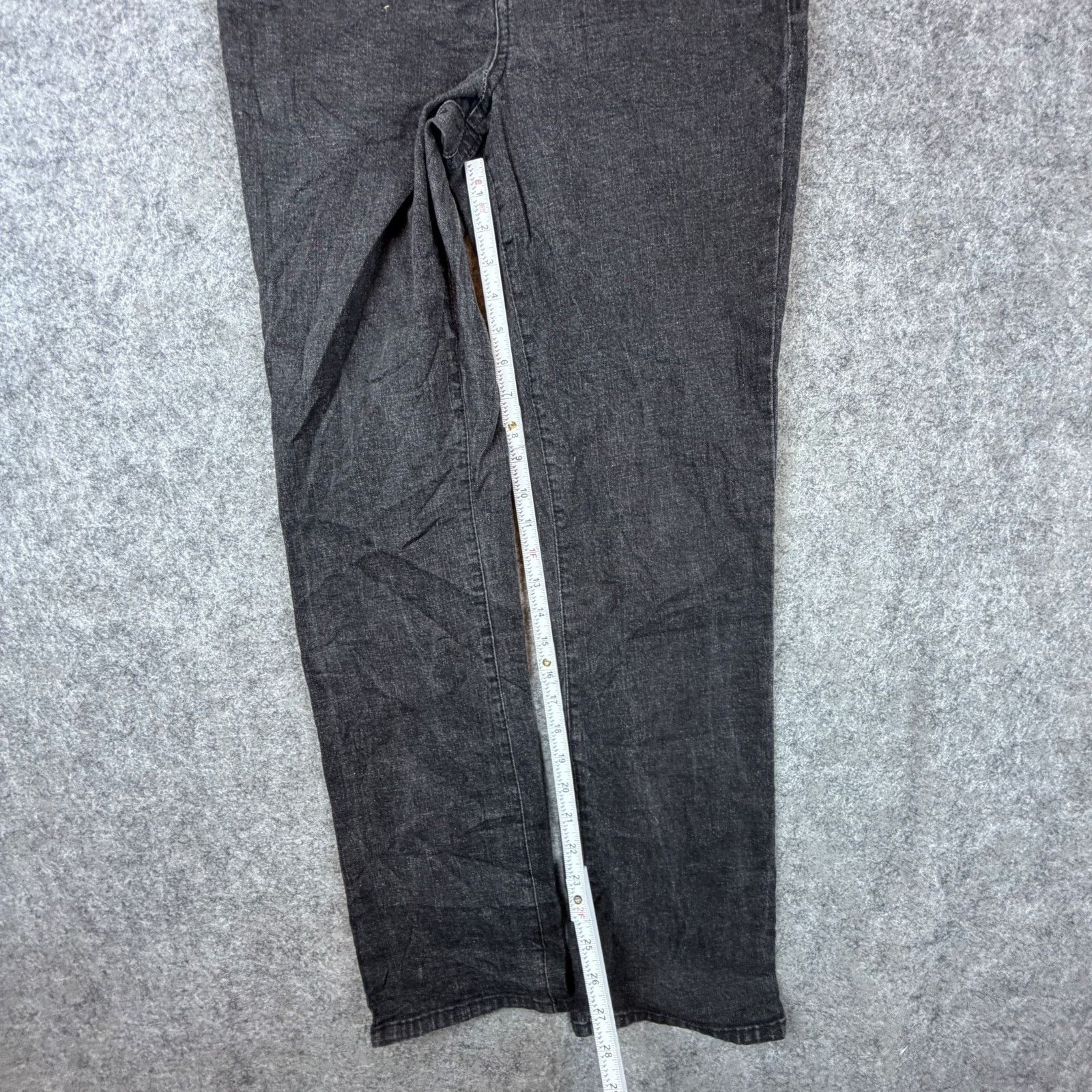 Gloria Vanderbilt Y2K Gloria Vanderbilt Amanda Jeans Womens 12 Black Denim Size 32" / US 10 / IT 46 - 6 Thumbnail