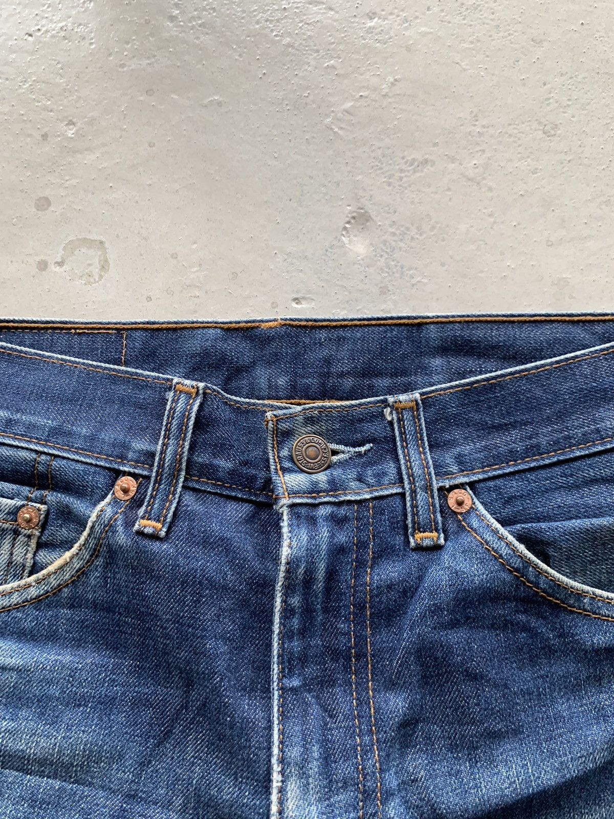 If Six Was Nine × Levi's × Tornado Mart Vintage Levi’s Ripped Boot Cut Denim Size US 30 / EU 46 - 4 Thumbnail