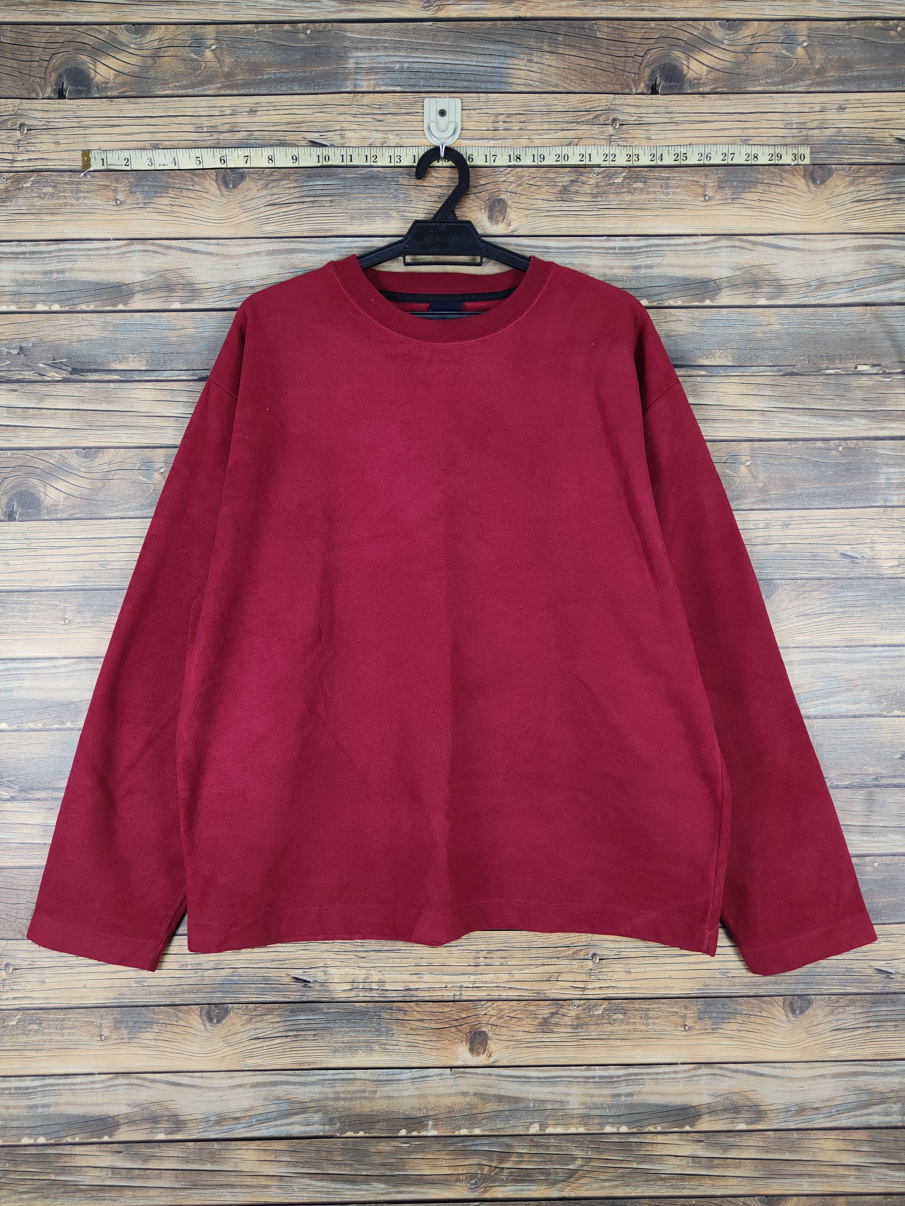 Gap × Japanese Brand × Vintage Gap vintage Maroon Sweatshirts #W1167 Size US L / EU 52-54 / 3 - 1 Thumbnail