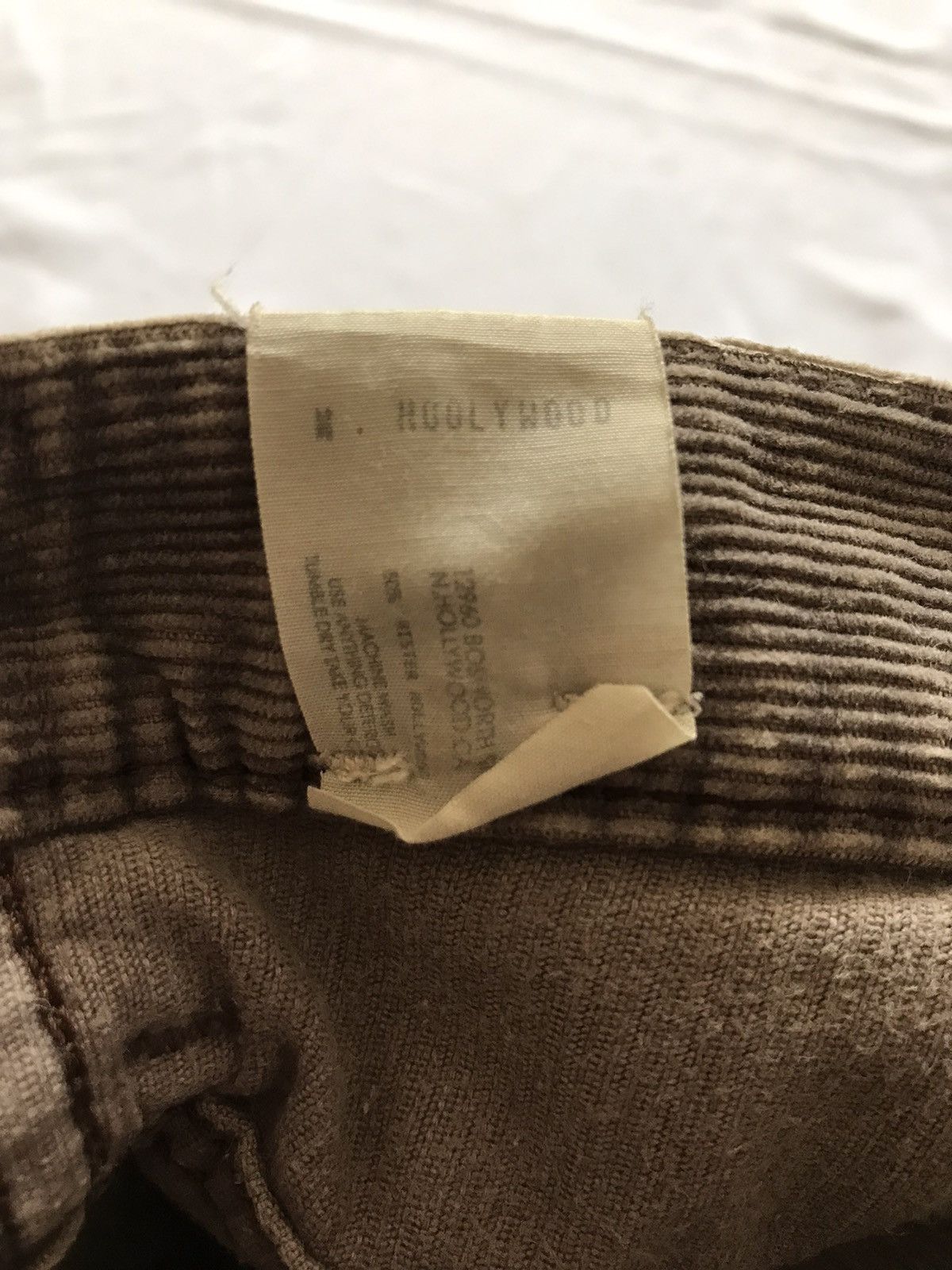 Japanese Brand × N.Hoolywood × Wrangler WRANGLER X N.HOOLYWOOD DISTRESSED CORDUROY PANTS Size US 31 - 10 Thumbnail