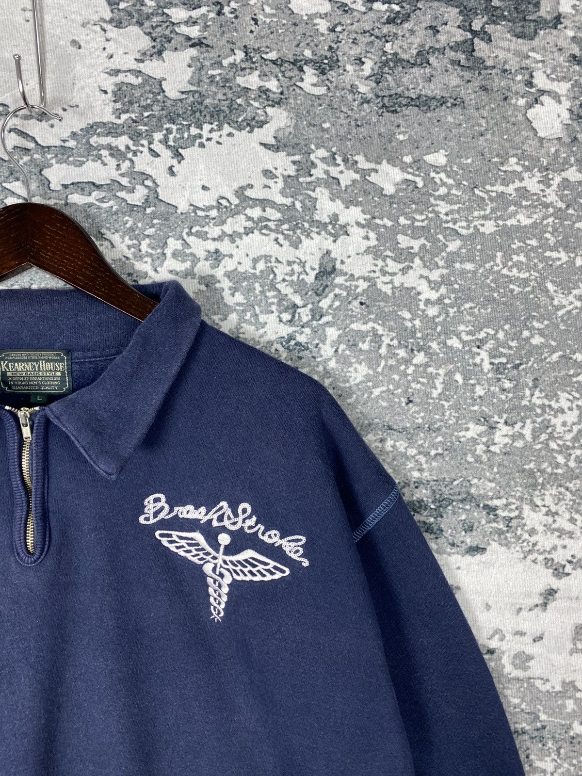 Designer Vintage Kearney House Halfzipper Boxy Sweatshirts Size US L / EU 52-54 / 3 - 3 Thumbnail