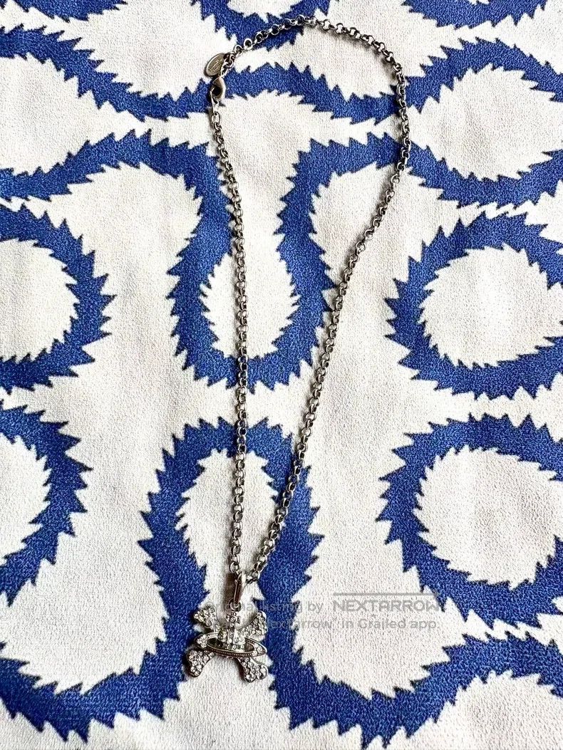 Vivienne Westwood Vivienne Westwood Vintage Silver Saturn Bone Full Diamond Size ONE SIZE - 2 Thumbnail
