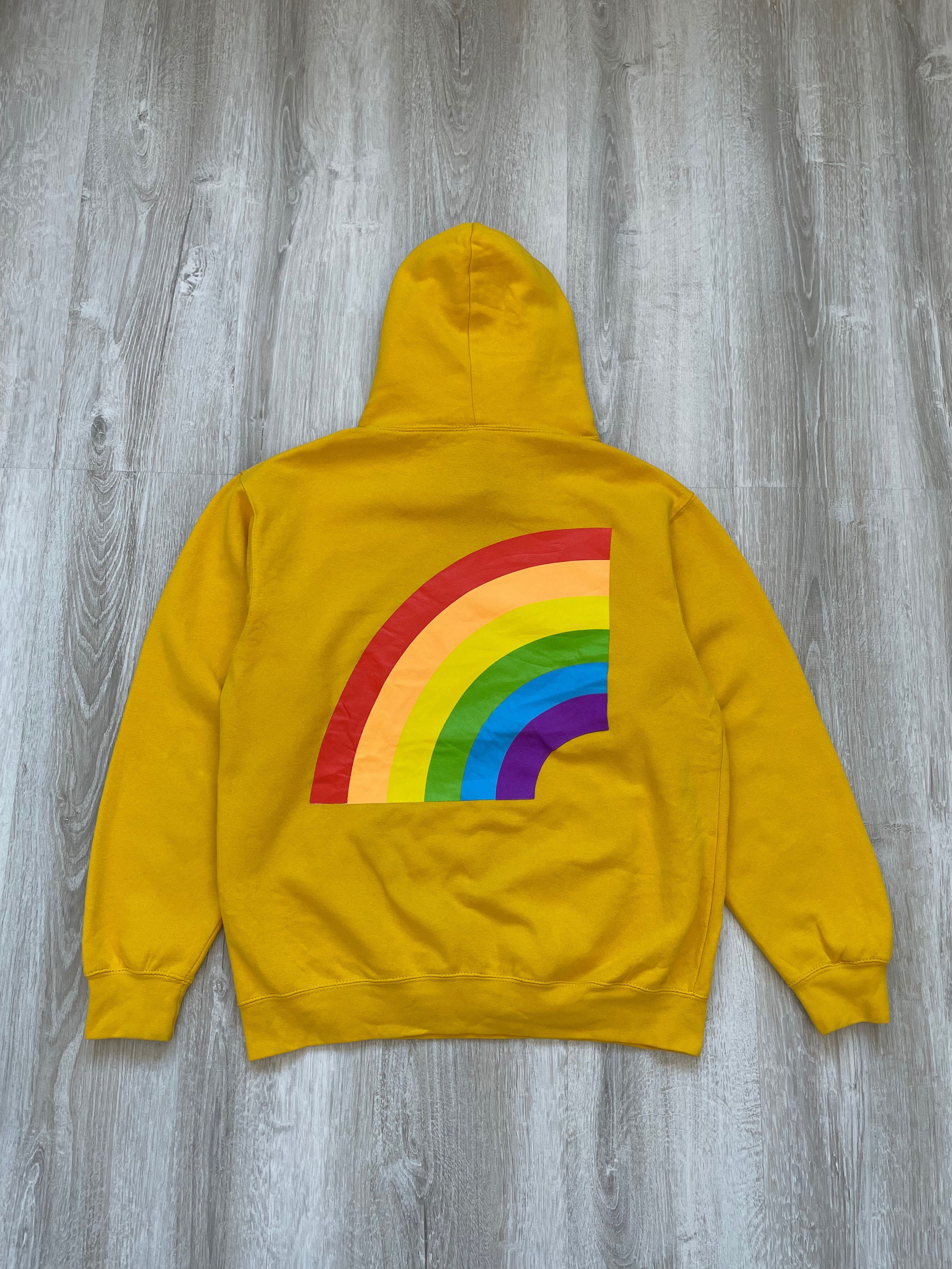 Japanese Brand 6ix9ine Gooba Shark Hoodie Rainbow Pattern With Pocket Size US M / EU 48-50 / 2 - 7 Thumbnail