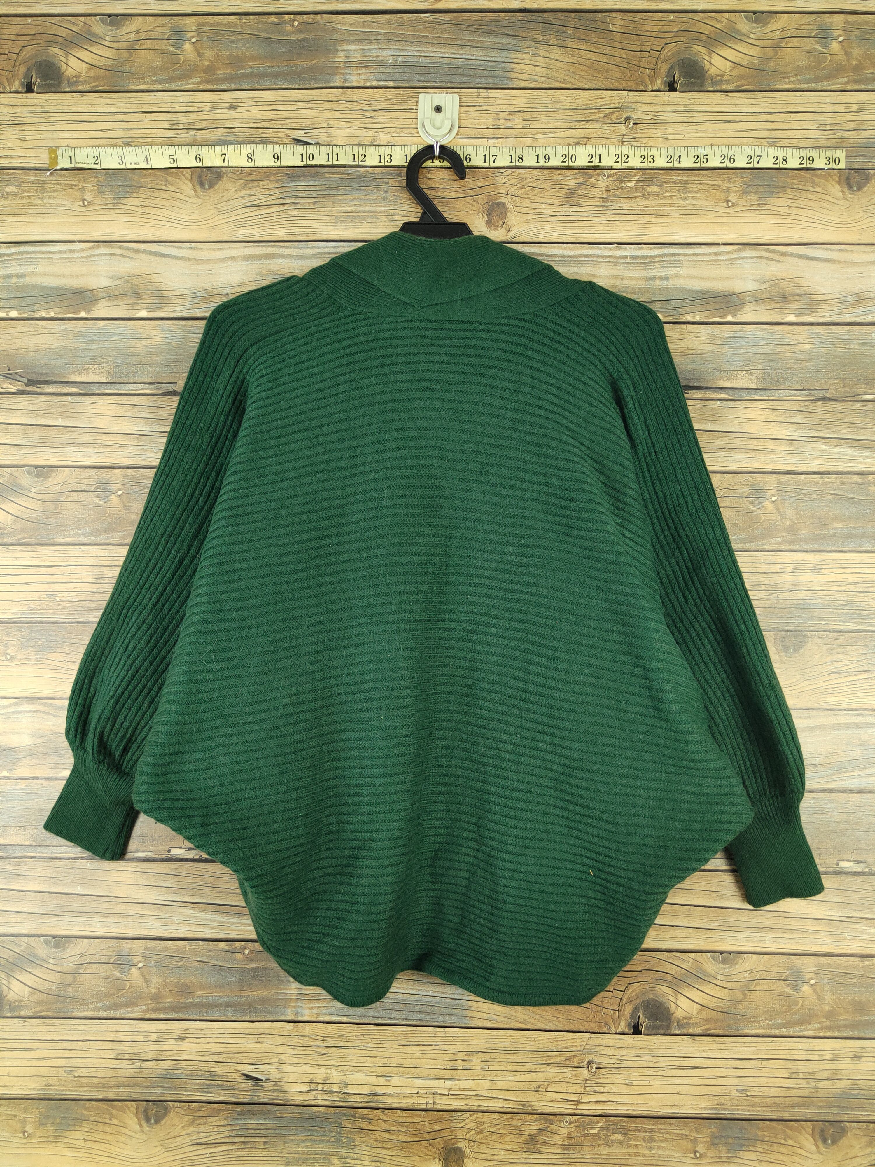 Vintage Gerbee vintage Green Knitwear Cardigan #W2108 Size M / US 6-8 / IT 42-44 - 8 Thumbnail