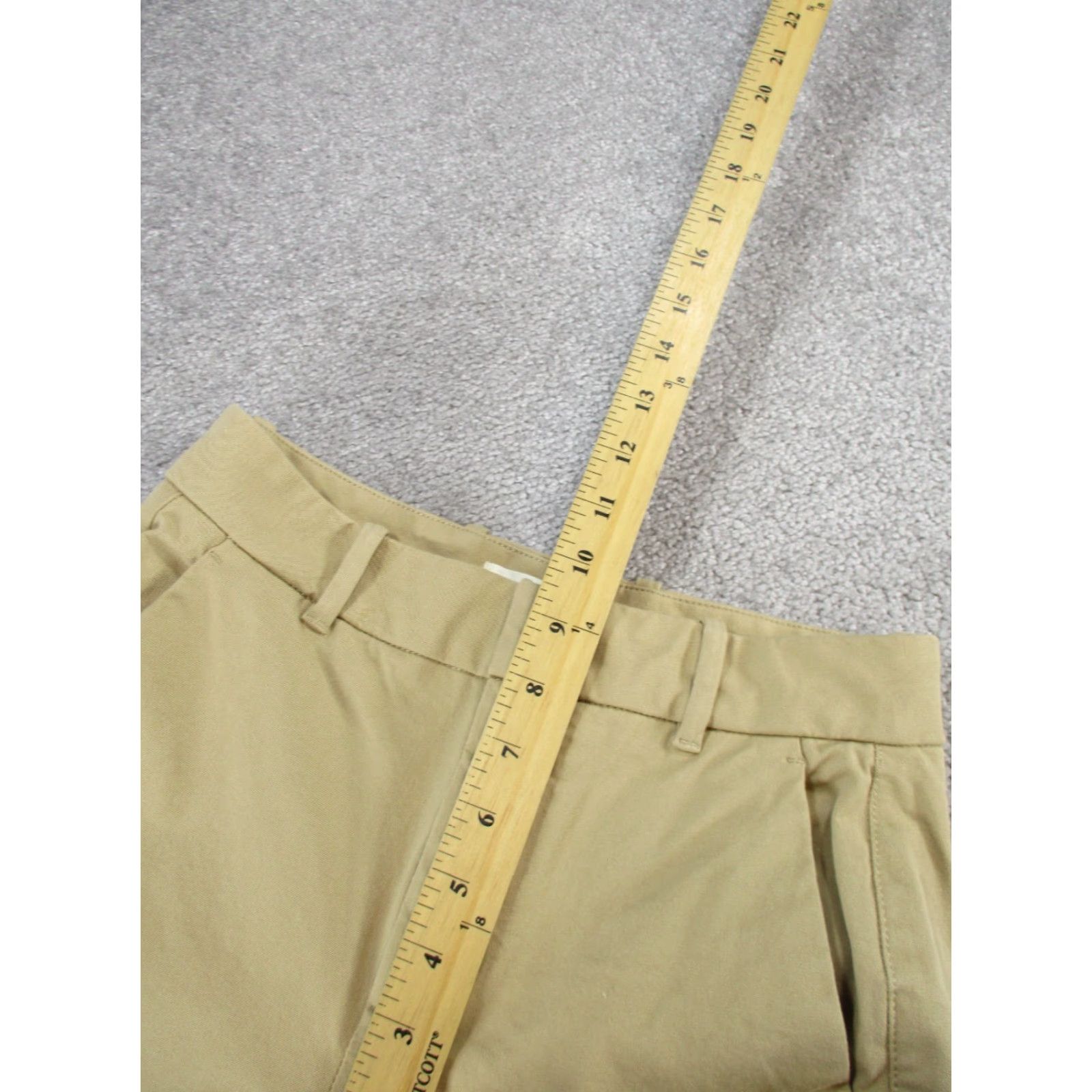 Everlane Everlane Pants Womens 0 Beige Khaki Cotton Flare Chino Size 25" / US 0 / IT 36 - 6 Thumbnail