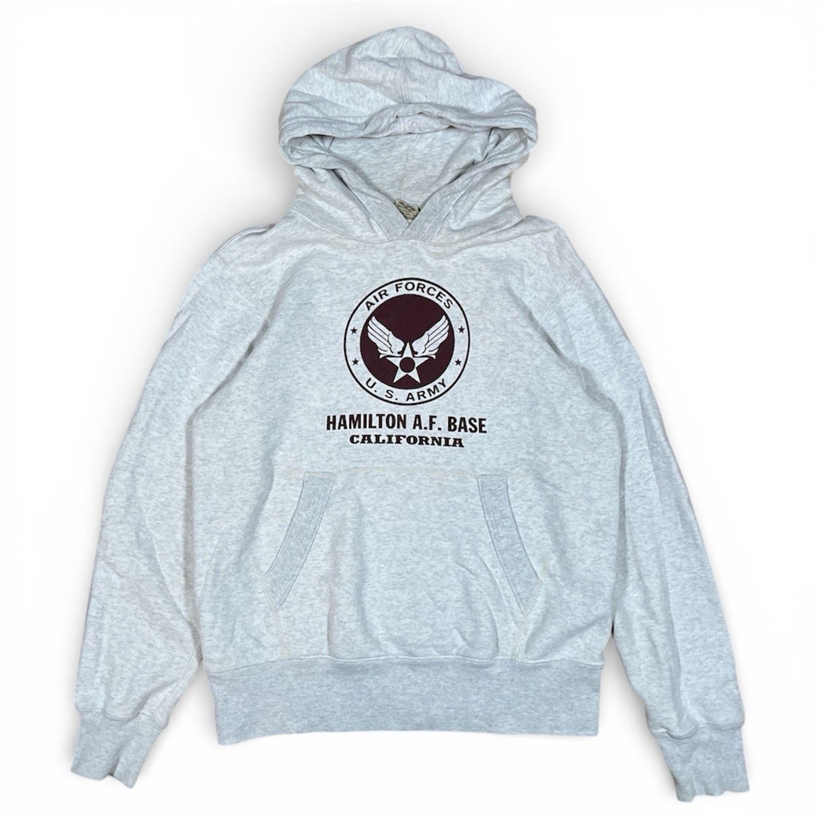 Buzz Rickson's USAF Military Style Heather Gray Hoodie