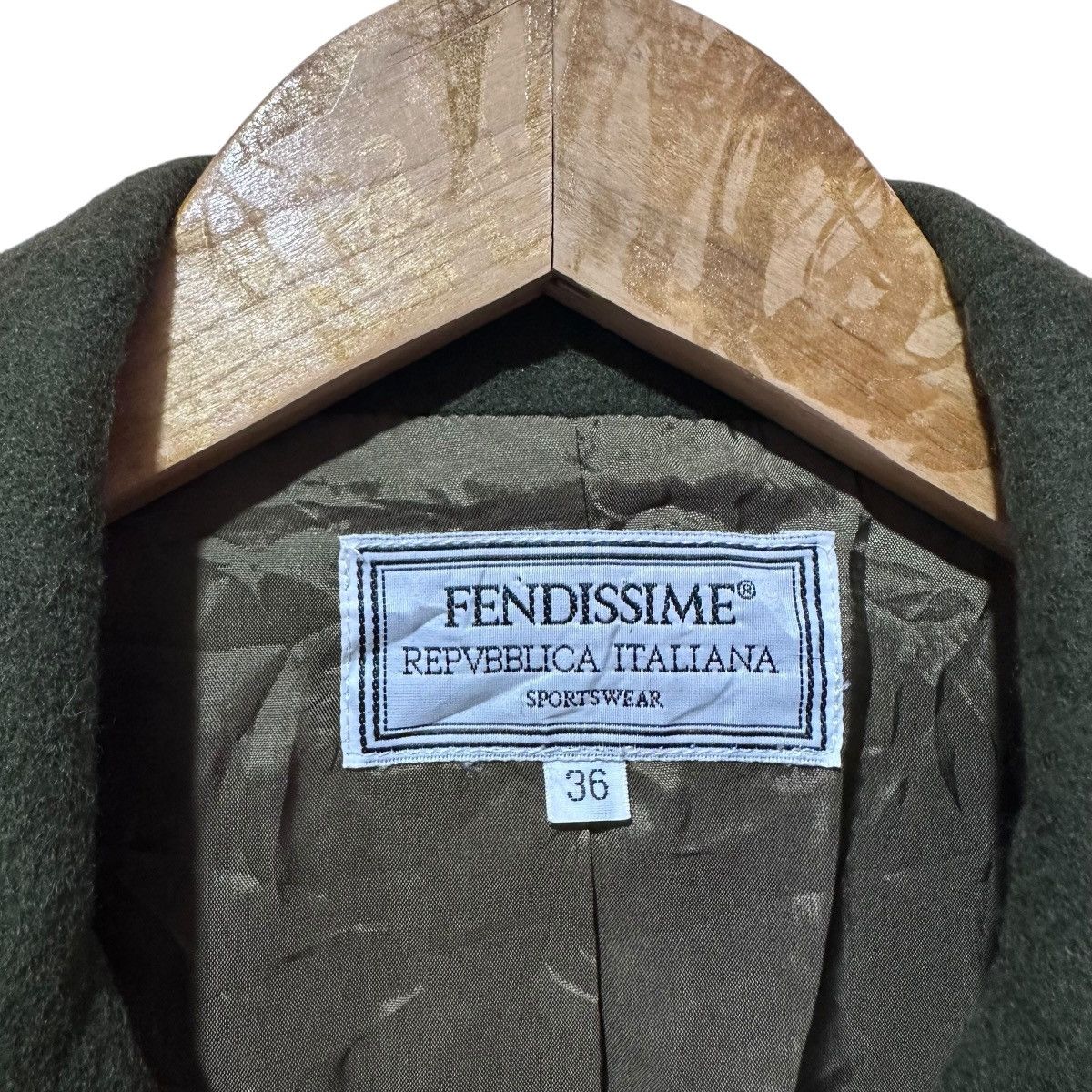 Fendi Vintage Fendissime Wool Blazer Jacket (Made in Japan) Size XS / US 0-2 / IT 36-38 - 4 Thumbnail