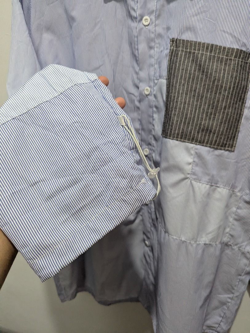 Japanese Brand Random Stripe Patchwork Comme des Garcons alt Size US L / EU 52-54 / 3 - 5 Thumbnail
