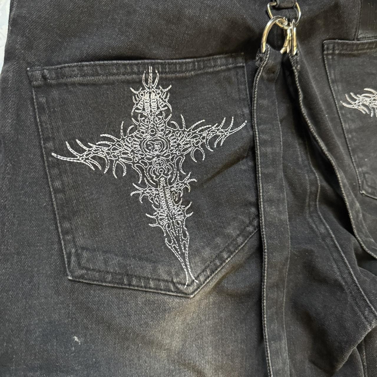 Other Vengance Studio's 001 Vanished Raver Jeans Size US 30 / EU 46 - 3 Thumbnail