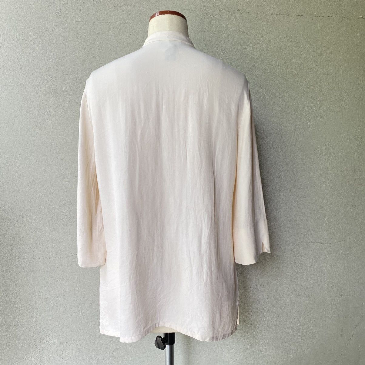 Designer × Japanese Brand LAUREN RALPH LAUREN Elegant Soft Chinese Knot Button Blouse Size M / US 6-8 / IT 42-44 - 22 Thumbnail