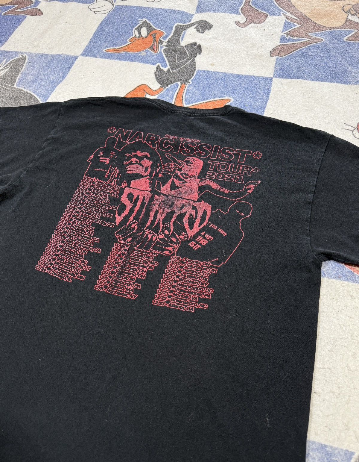 Playboi Carti Playboi Carti narcissist tour tee Size US XL / EU 56 / 4 - 4 Thumbnail