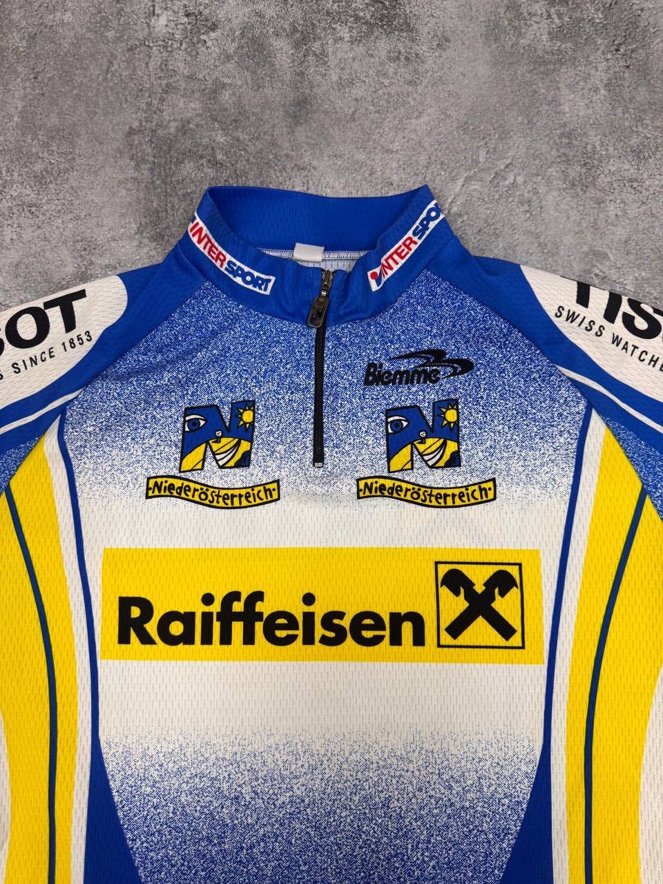 Other Biemme Men Cycling Jersey Blue Yellow Size M Size US M / EU 48-50 / 2 - 2 Thumbnail