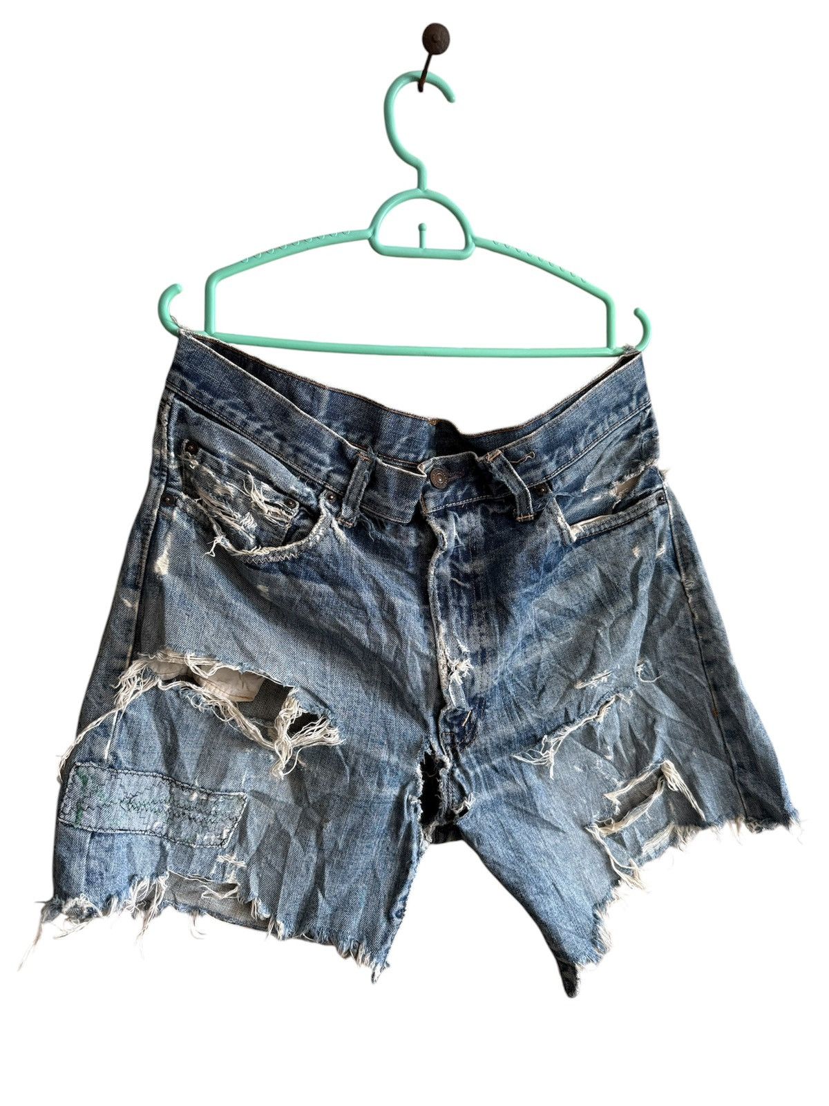Levi's Vintage Clothing Vintage Levi's 501 Big E Talon Short Size US 33 - 2 Thumbnail
