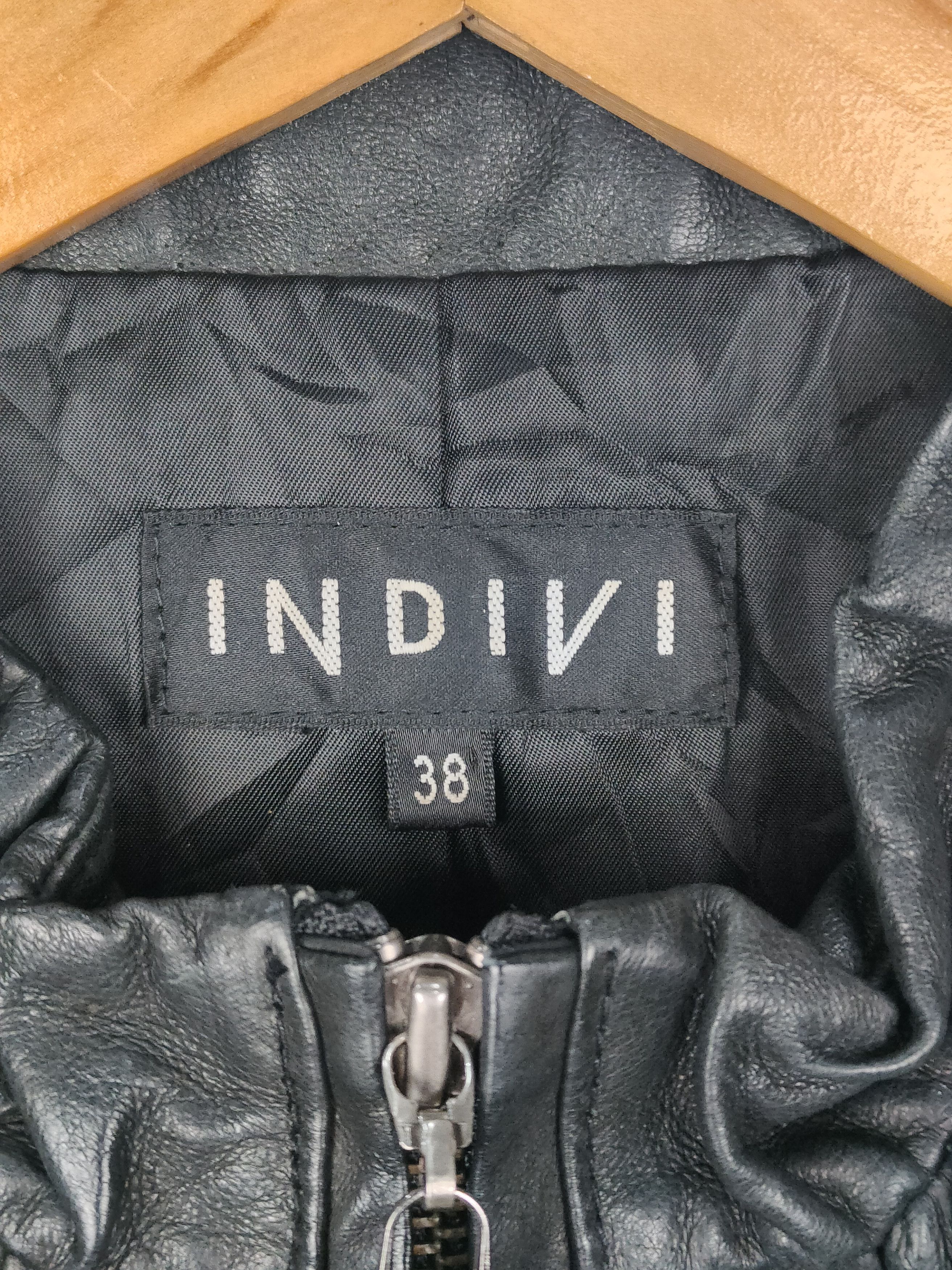 Japanese Brand Indivi Leather Jacket Size S / US 4 / IT 40 - 3 Thumbnail