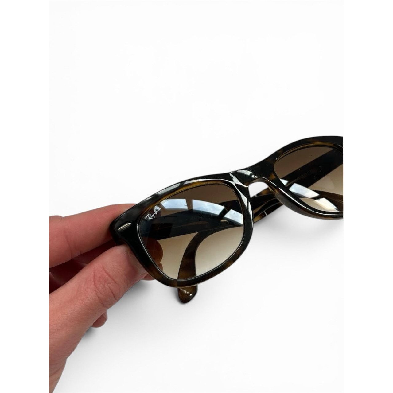 RayBan Ray Ban Folding Wayfarer Tortoiseshell Sunglasses Size ONE SIZE - 13 Thumbnail