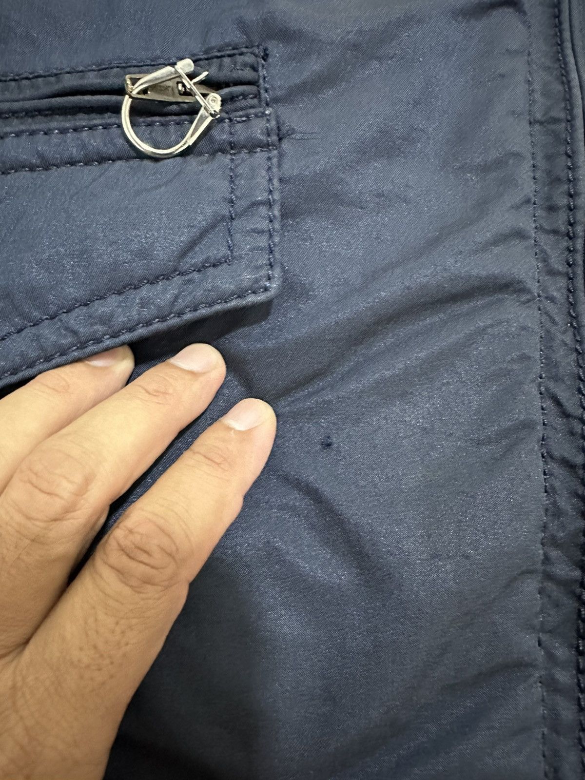 Giorgio Armani Vintage 80’s Armani Jeans Padded Jacket Oversized Blue Power Size US M / EU 48-50 / 2 - 6 Thumbnail