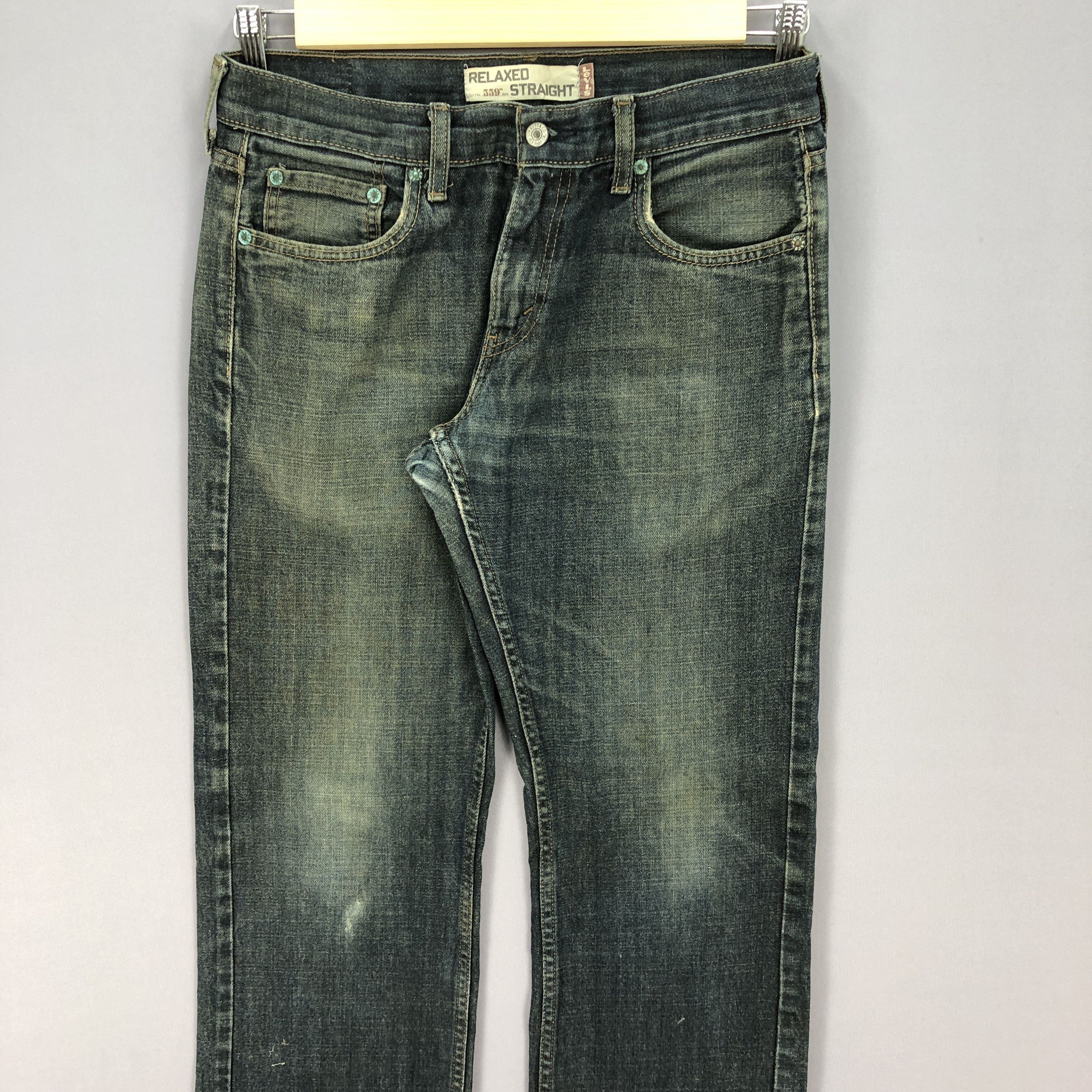 Levi's Vintage Levis Distressed Jeans Mud Wash Levi's Ripped Denim Size US 32 / EU 48 - 3 Thumbnail
