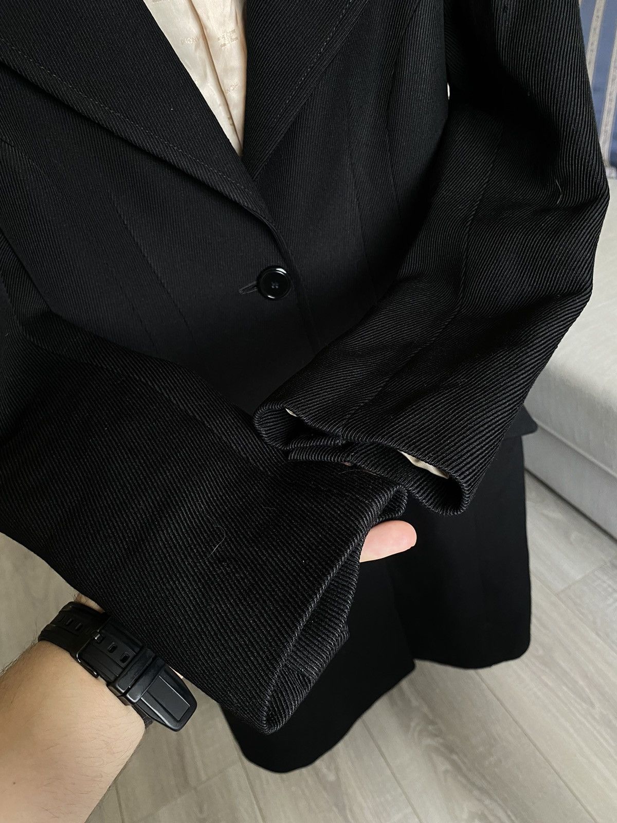 Elisabetta Franchi × Vintage Elisabetta Franchi coat jacket black Size M / US 6-8 / IT 42-44 - 5 Thumbnail
