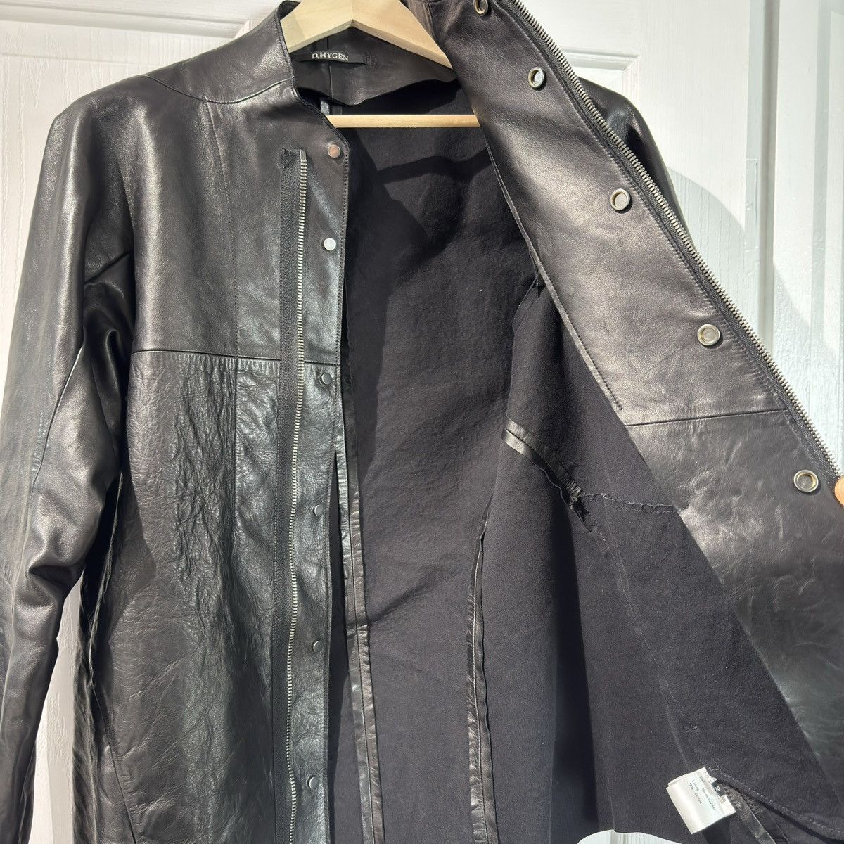 D.Hygen D. HYGEN Horse Leather Jacket – Size 2 (JP) / EU 46–48 Size US S / EU 44-46 / 1 - 5 Thumbnail