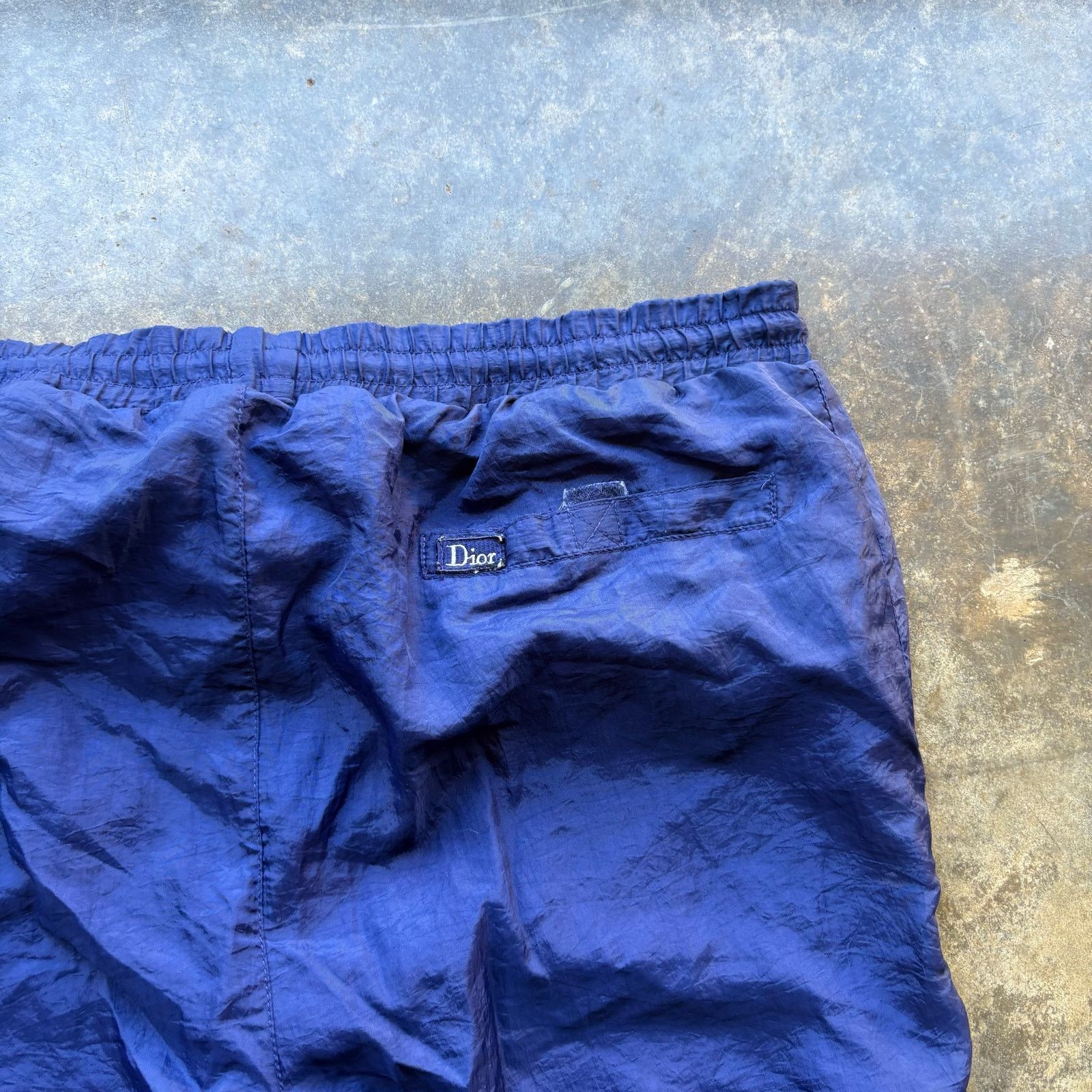 Dior Vintage Dior Blue Track Pants Size Medium Size US 34 / EU 50 - 2 Thumbnail