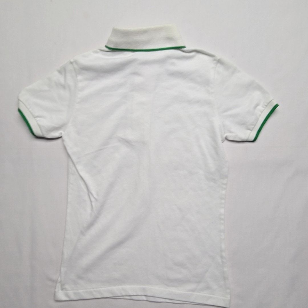Vintage Vintage New Polo Print-Ons White Green Trim Small Shirt 80s Size S / US 4 / IT 40 - 4 Thumbnail