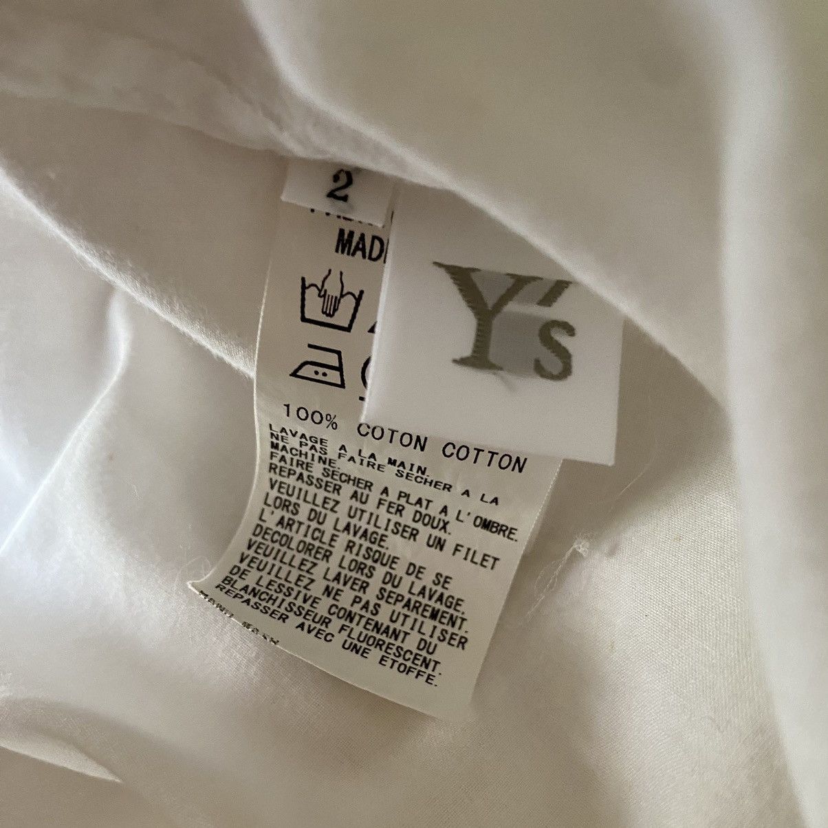 Yohji Yamamoto Y’s Buttons Up Blouse Size M / US 6-8 / IT 42-44 - 4 Thumbnail