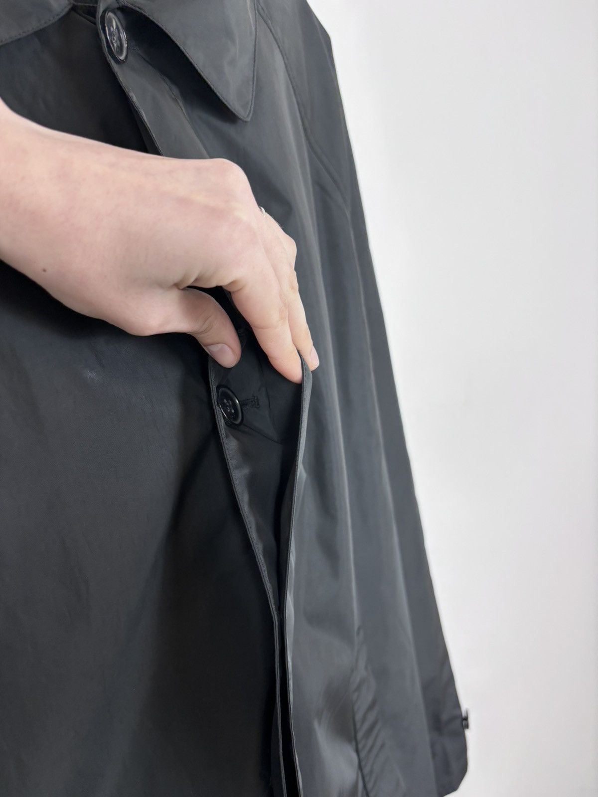 Burberry Burberry London Men’s Black Trench Coat Nova Check Lined Size US XL / EU 56 / 4 - 6 Thumbnail