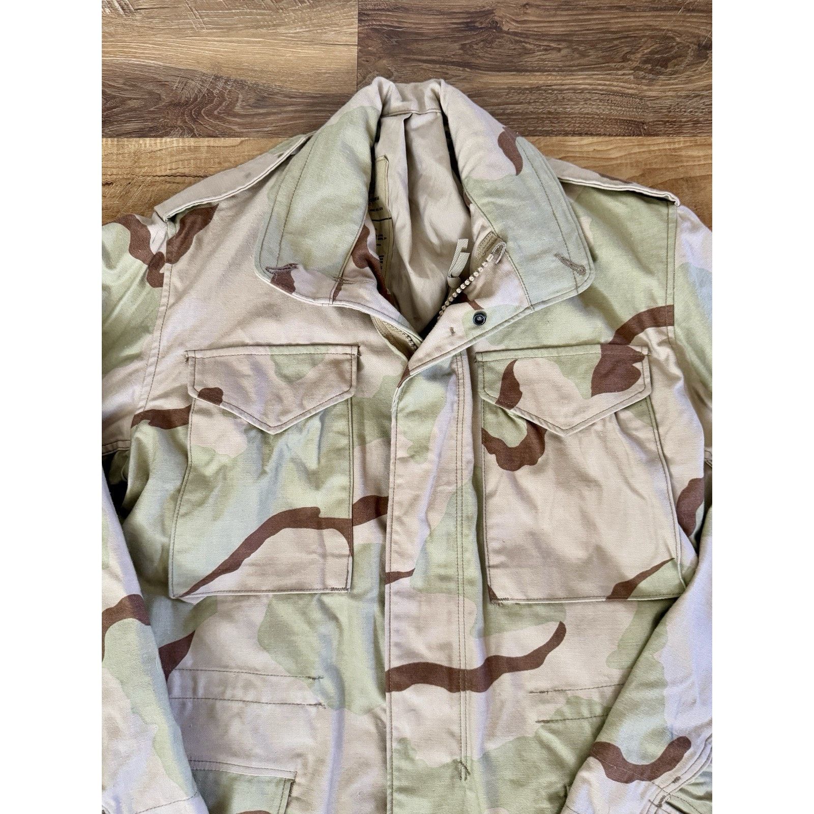 Other US ARMY Centre Desert Camo Cold Weather Field Coat/Jacket Size US S / EU 44-46 / 1 - 4 Thumbnail