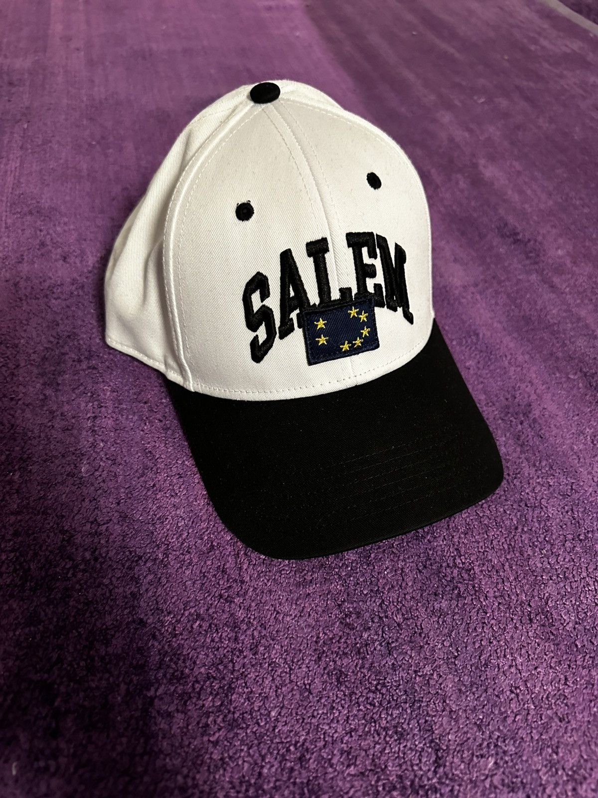S4LEM S4LEM Salem Flag Cap White EU Size ONE SIZE - 1 Thumbnail