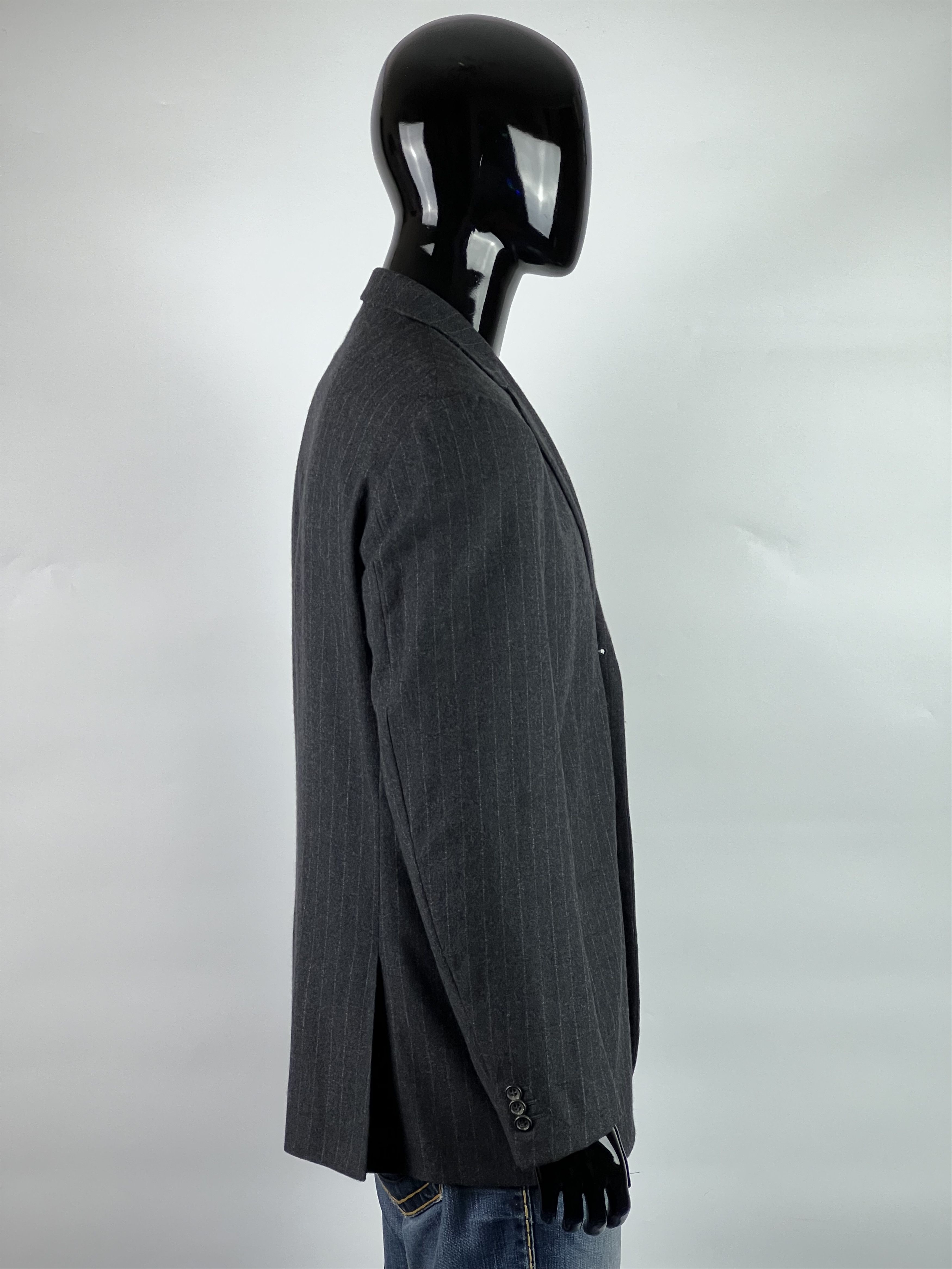 Jil Sander Raf Simons Era Striped 100% Cashmere Blazer 50R