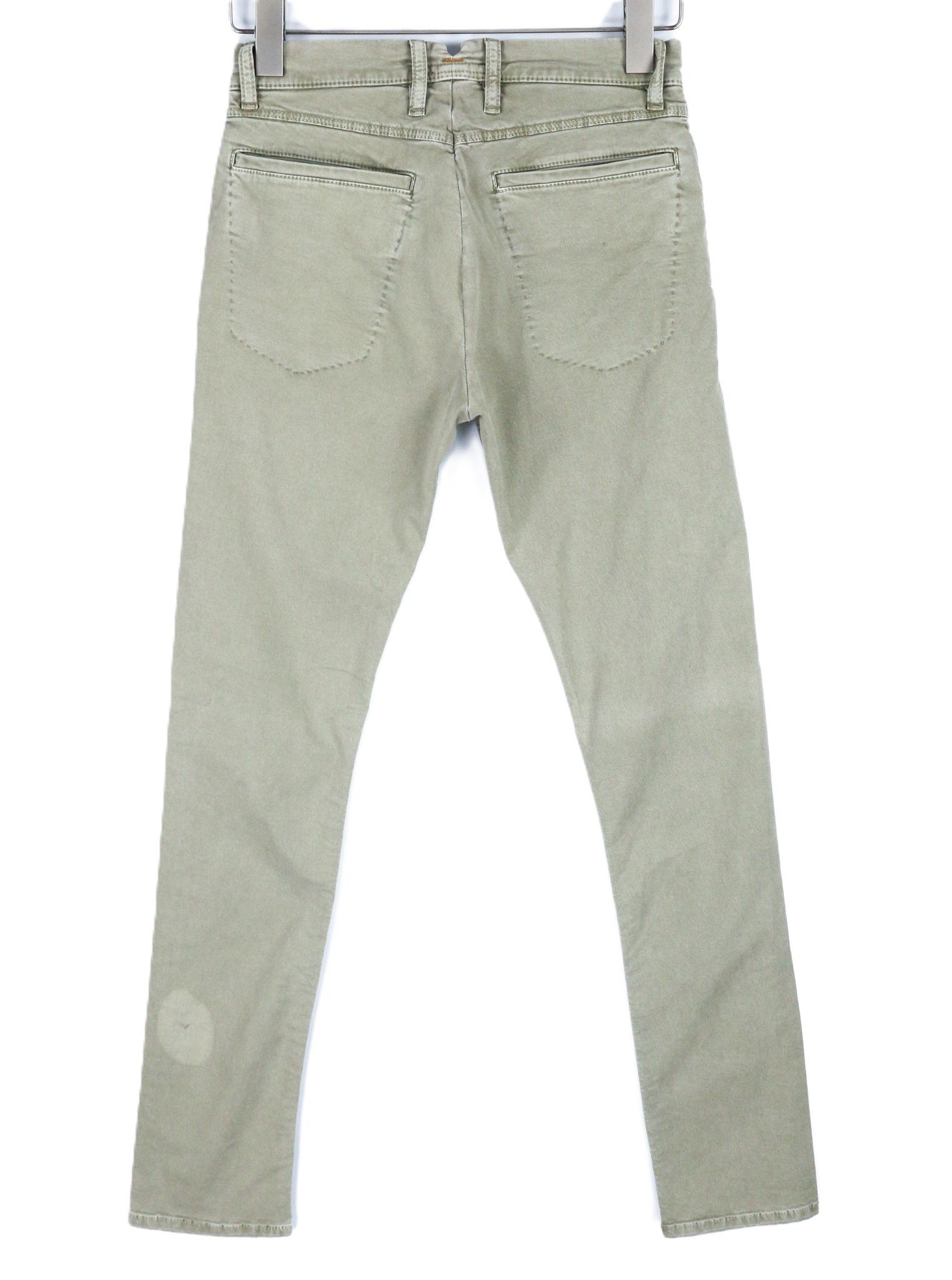 Nudie Jeans KHAKI TIGHT W27/L32 Organic Dusty Skinny Zipper Jeans 82552 Size 27" / US 4 / IT 40 - 2 Thumbnail