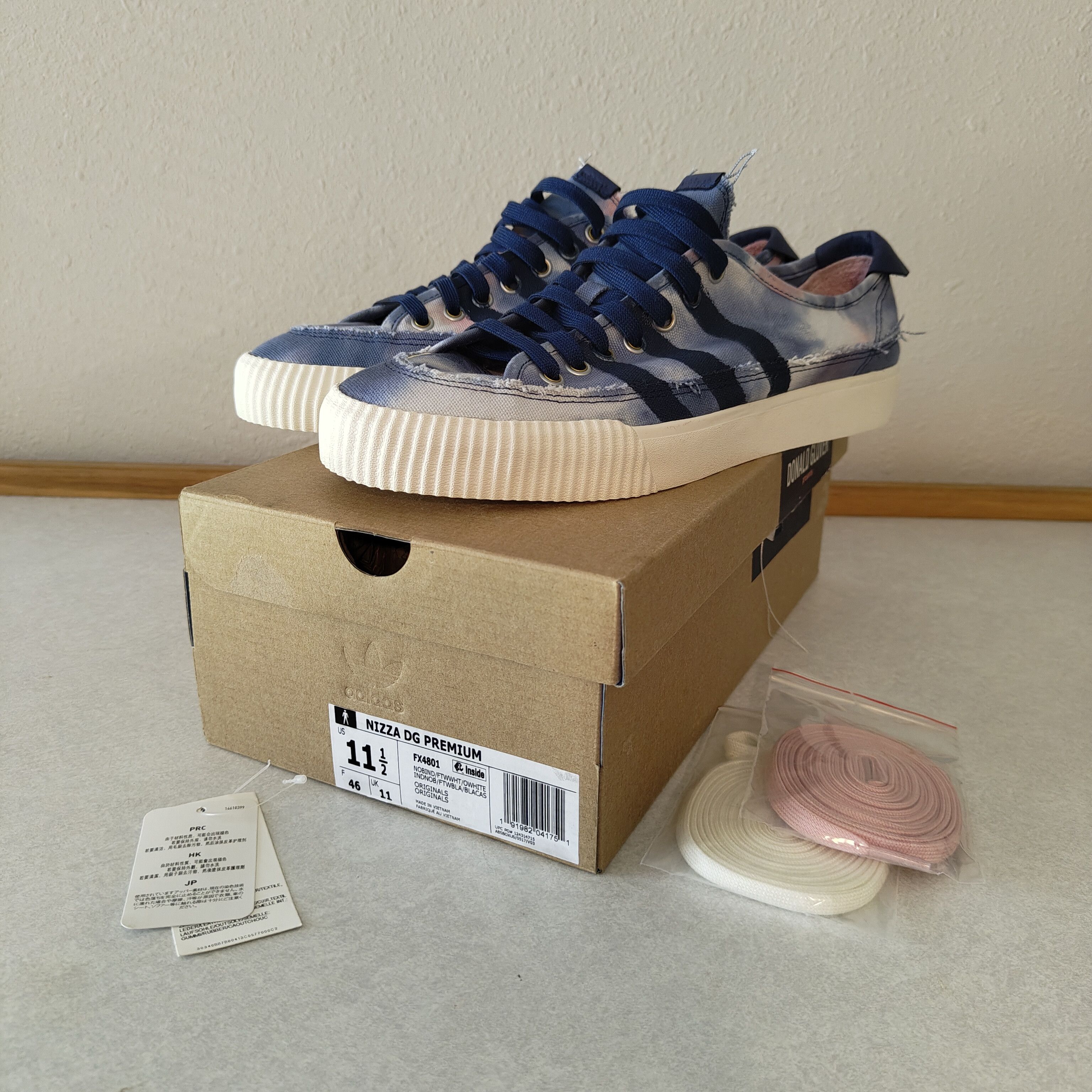 Adidas Adidas Donald Glover x Nizza Premium Noble Indigo Size US 11.5 / EU 44-45 - 1 Thumbnail